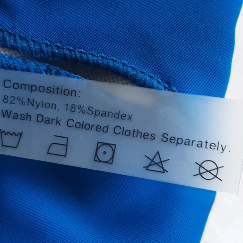 Zaful Bathing suit top.  Size 6. (M) Blue.  Slots for padding (not inclu… - Picture 7 of 10